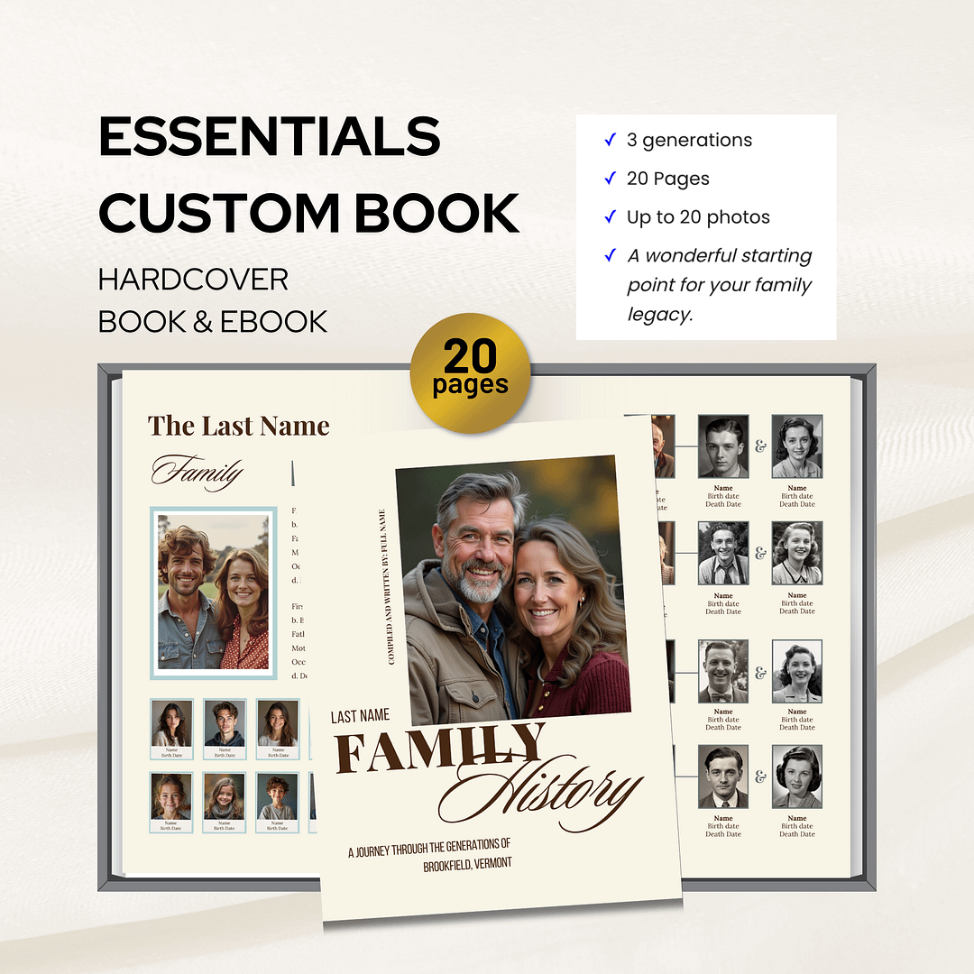 Essentials Custom Book Mockup