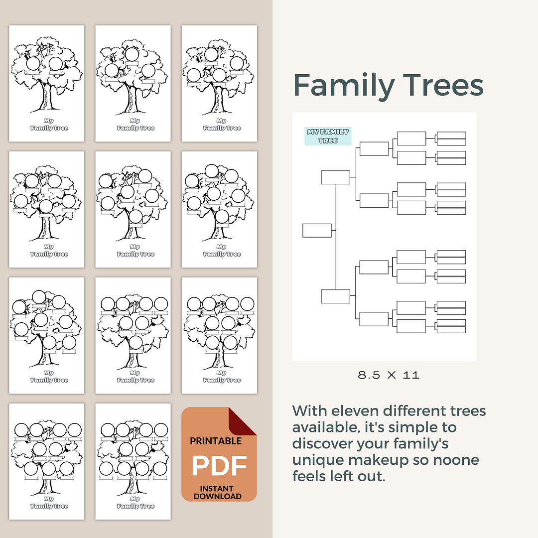 Kids Family History Coloring & Activity Book - Image 3